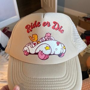 Care bear trucker hat
